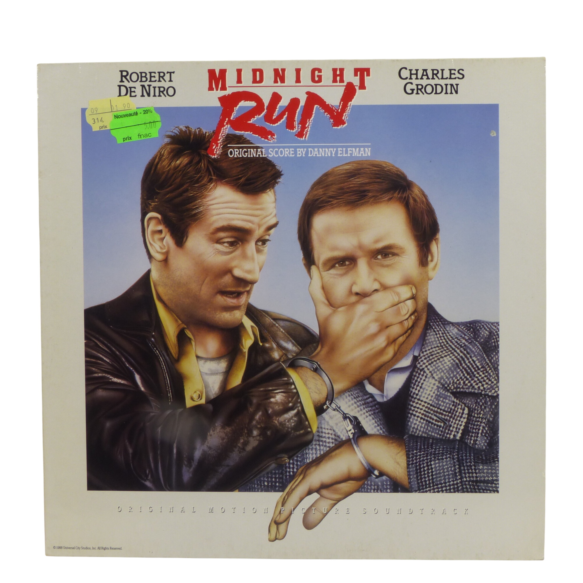 Vinyle 33T Danny Elfman ‎/ Midnight Run (Original Motion Picture Soundtrack) - MCA records 1988 Bon état -  reconditionné disponible sur Label Emmaüs